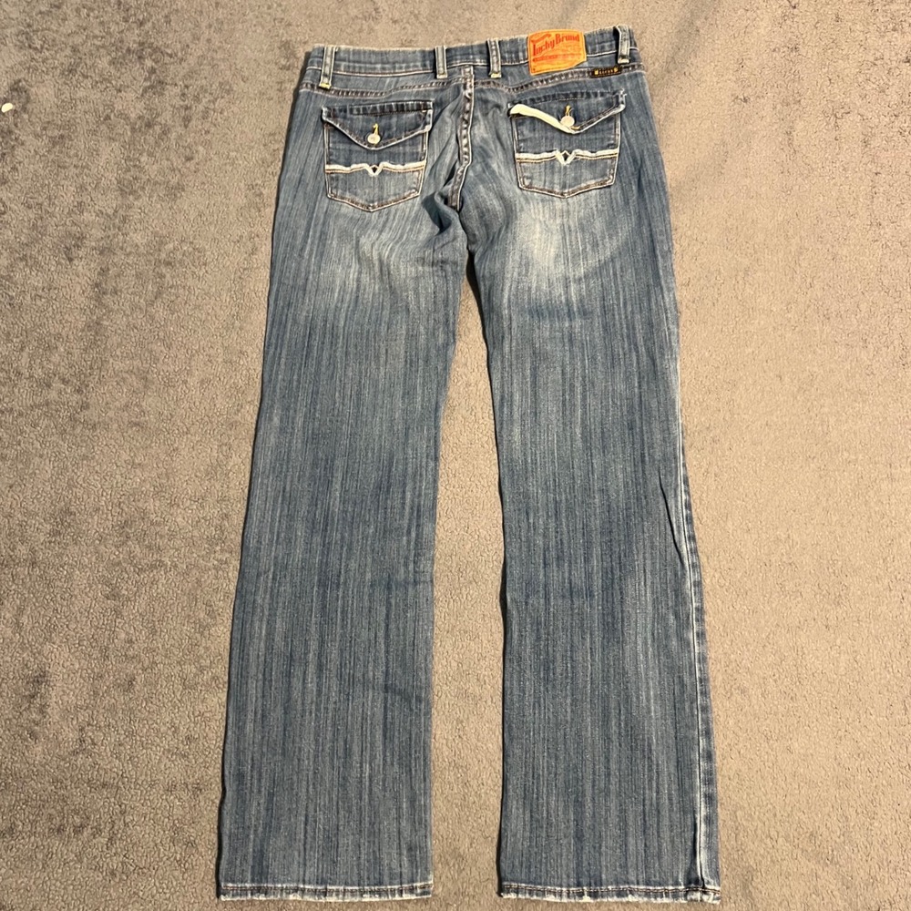 Vintage Y2K Lucky Brand Petunia Sundown Straight Jeans Denim 29x31 Women's